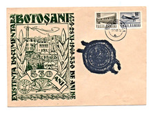 Romania, Romania, 1969 Jewelry Envelope Botosani 530 Years