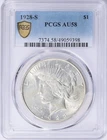 1928-S Peace Silver Dollar $1 *PCGS AU58 Choice About Uncirculated* Nice Luster