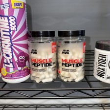 MuscleTech Muscle Peptide 185 Strength and Muscle Growth 84 Veg Capsules NEW