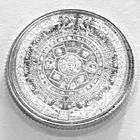 1/10th oz Aztec Calendar .999 Fine Silver Round Bullion Golden State Mint - 13