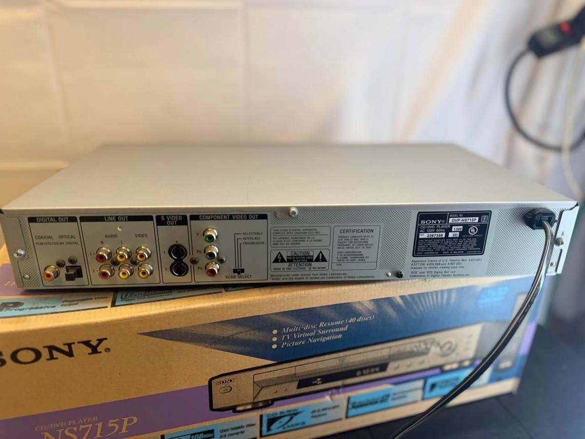 Vintage Sony DVP-NS715P DVD/CD Player – Progressive Scan, MP3