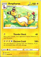 Ampharos 056/203 Pokemon Evolving Skies Regular Light Play