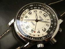 ALPINA 60M bezel & GMT function watch men T0030