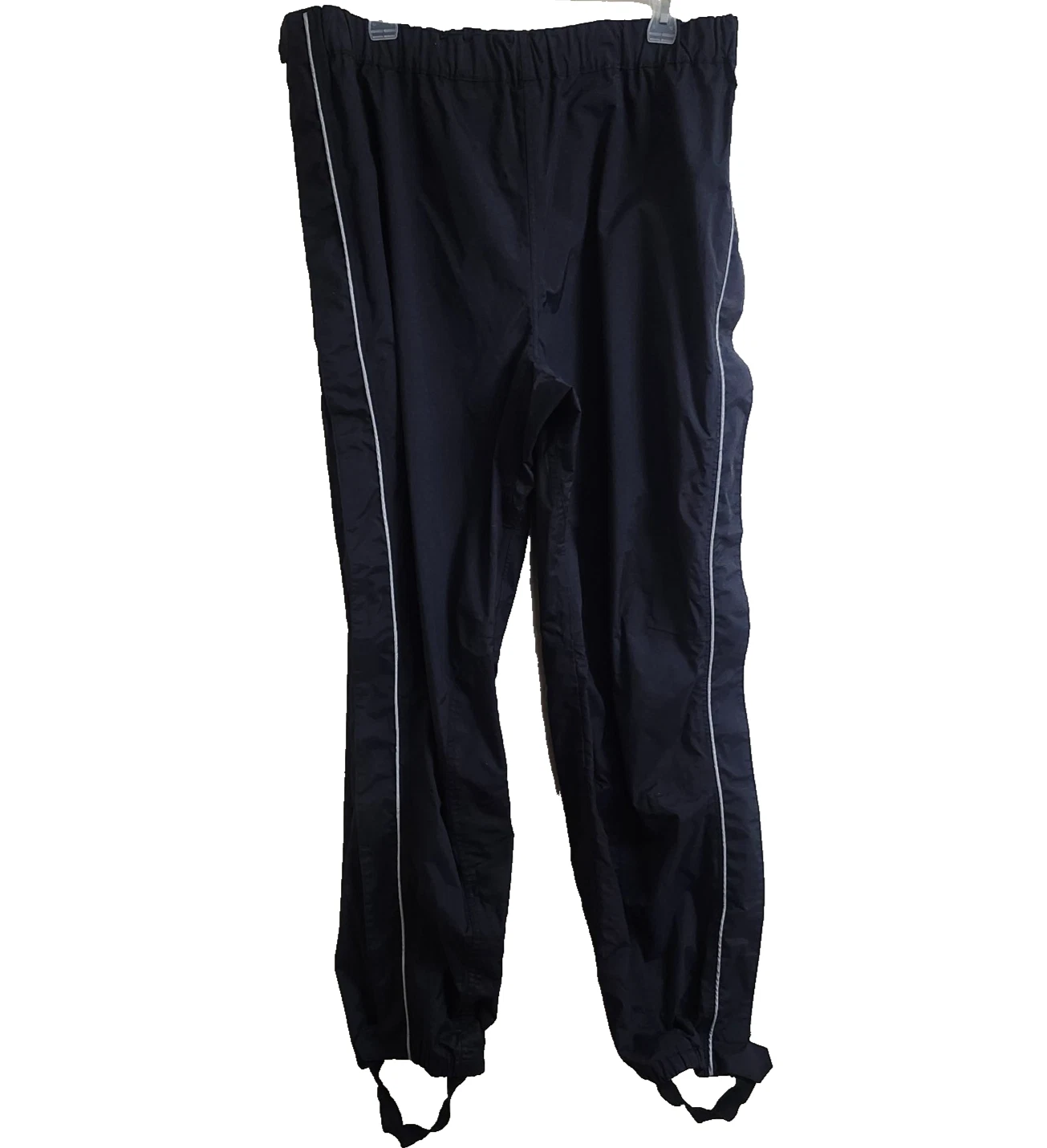 Harley Davidson Men's Black Full Zip Stirrup Overpass II Rain Pants Size XXL