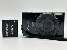 [Excellent] Canon Powershot Elph IXY 190 20MP Black Compact Digital Camera Japan