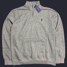 Men’s Grey Ralph Lauren Half Zip/ Size Medium