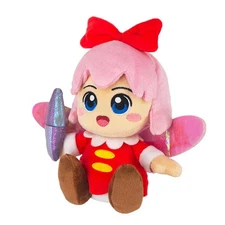 Sanei Ribbon Plush 7" All Star Nintendo Kirby 64 The Crystal Shards Japan Import