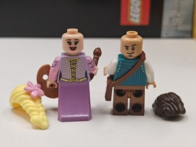 NEW Disney Rapunzel & Flynn Rider Custom Lego Minifigures Tangled Disney 43222