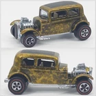 Hot Wheels Redline 69 US Toned Honey Gold Classic 32 Ford Vicky Leopard Look