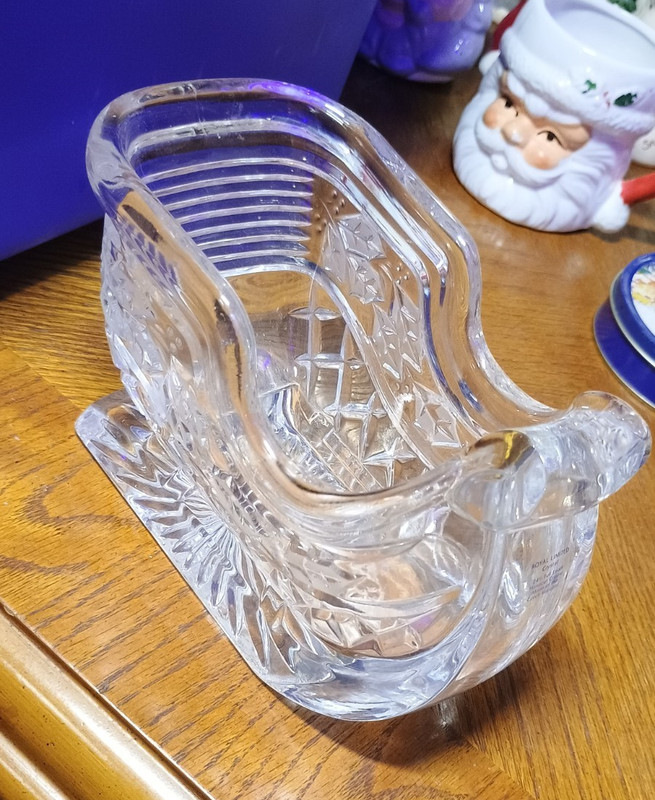 Royal Limited Clear Crystal Sleigh 24% Lead