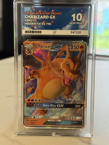 Charizard GX SM211 Hidden Fates Black Star Promo ACE 10 Gem Mint Pokemon TCG