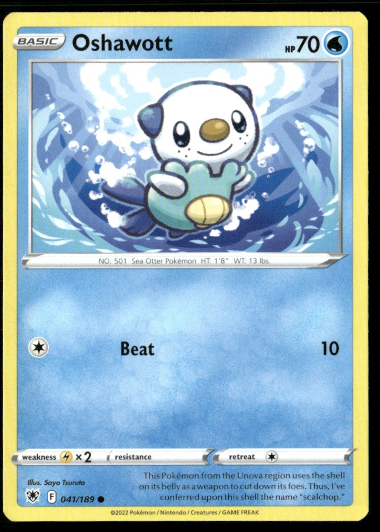 2022 Sword & Shield - Astral Radiance Oshawott Basic/Common #41