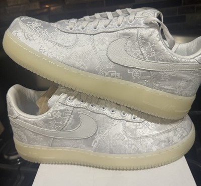 CLOT X Nike Air Force 1 Low Premium Silk AO9286-100 Size 12.5 Extremely Rare AF1
