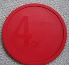 Pyrex 4 Quart 3.8L Red Replacement Lid Only 326-PC 12”