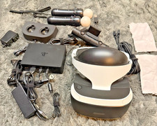 Sony PlayStation VR CUH-ZVR2 Bundle PS4 PS5 Camera Adapter Move Controllers Dock