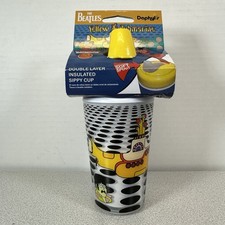 The Beatles Yellow Submarine Sippy Cup Daphyls BPA Free 6 mos 10 Oz Baby