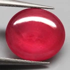 5.20Ct. Natural Red Ruby Oval Cabochon Heated Mozambique Gemstone Ravishing!