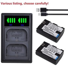 Battery or USB charger for Canon EOS 5D II III IV 5DS R Ra R5 R6 60D 90D LP-E6NH