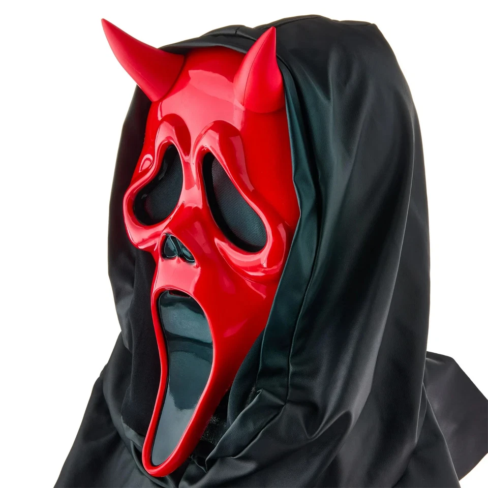 Adult 25th Anniversary Ghost Face SCREAM Tagged Fun World Costume Mask NWT - Image 3 of 4