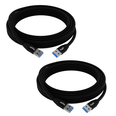 USB 3.0 Kabel 5 Gbps（1.5 Meter，2Pack）,High Speed Transfer USB A Stecker auf A St