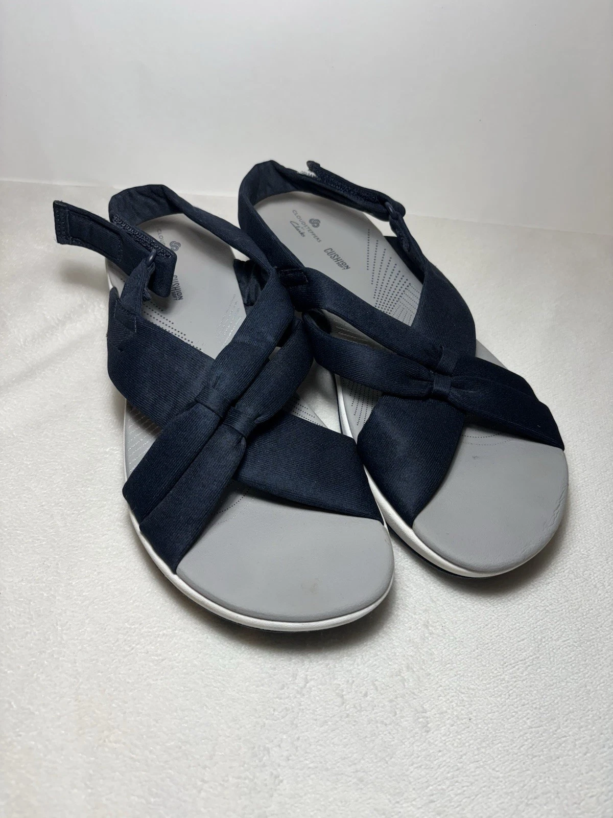 Clarks Cloudsteppers Sandali morbidi regolabili blu taglia 8 5 M (15906)