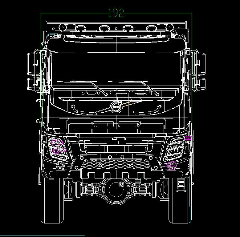 JDM Plastic Cabin Shell Upgrade For Tamiya LESU FMX 1/14 FMX Tractor Truck Model - Image 2 of 3