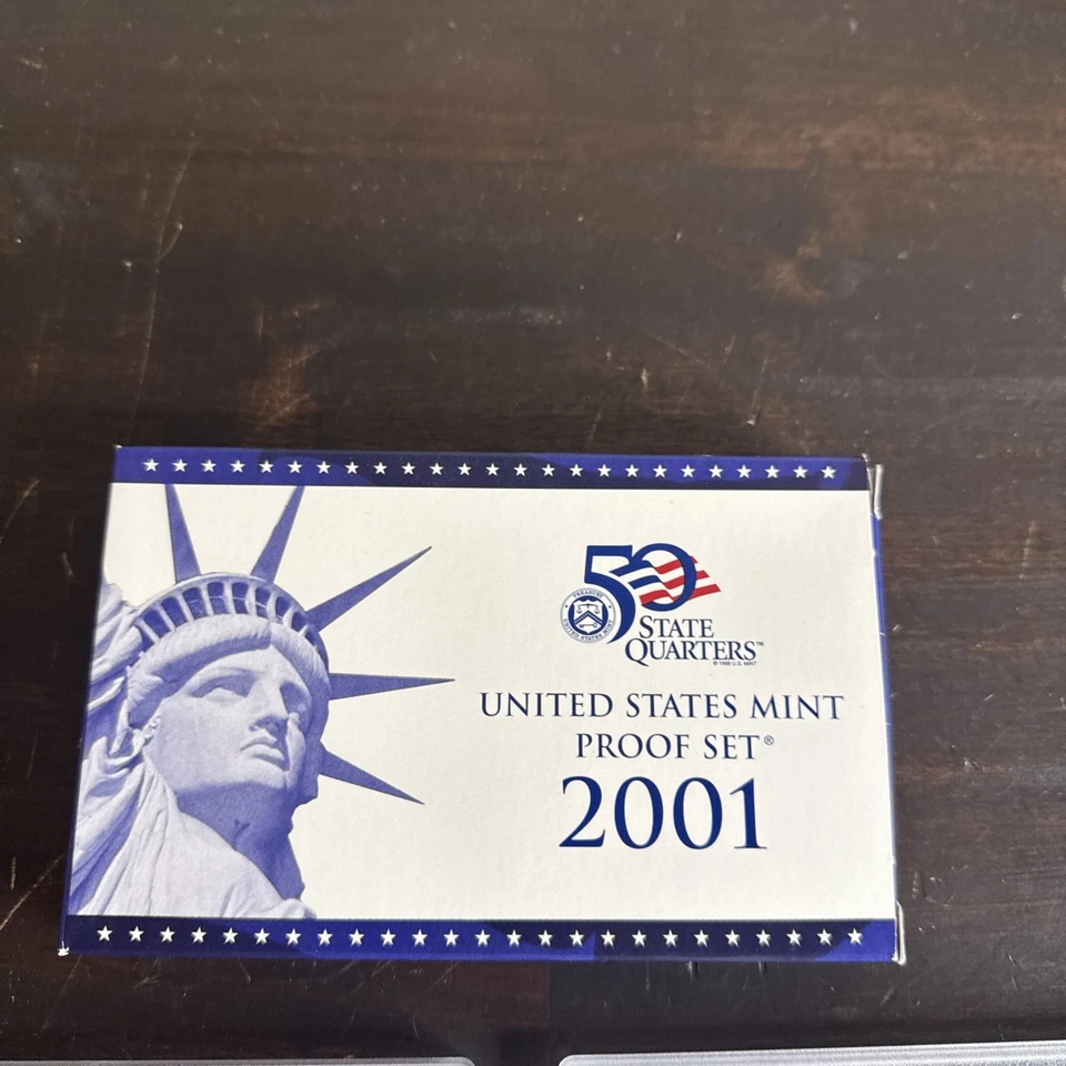 2001 S US Mint Clad Proof Set Complete 10-Coin Set - Image 3 of 4