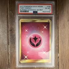 Pokémon TCG Fairy Energy 169/147 Burning Shadows Secret Rare Holo ENG PSA 6 on eBay