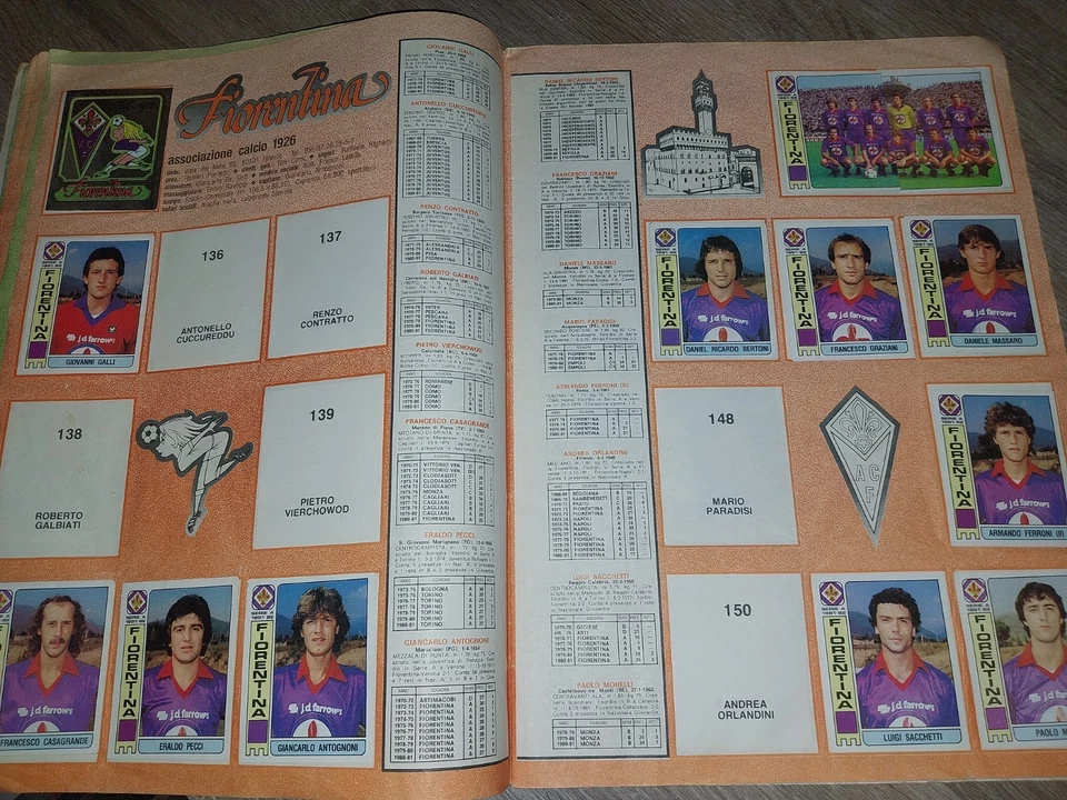 CALCIATORI 1981-82 - ALBUM FIGURINE PANINI - 1981 / 1982 - DA RECUPERO - Immagine 4 di 4
