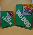 Vintage 80's DIG DUG & POLE POSITION - Commodore 64 ATARI / ATARISOFT CARTRIDGES