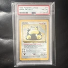 Pokémon TCG 1999 Jungle Snorlax 11/64 Holo Rare Unlimited PSA 8