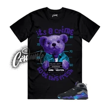 8 Aqua Black Bright Concord Aquatone Iron Grey 2025 T Shirt Match CRIME