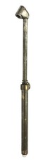 Antique Brass Mechanics Shop Service Tire Pressure Gauge Dual Foot Chuck