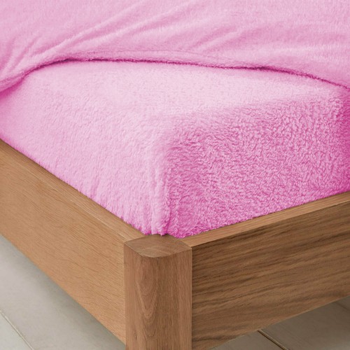 Teddy Fleece Fitted Sheet 4.5TOG Thermal Warm Hot Shaggy Fur Double King Size UK - Picture 6 of 34