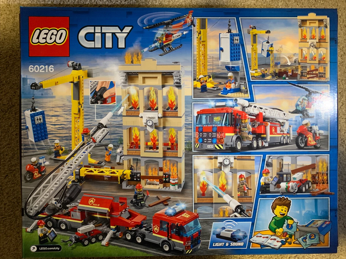 LEGO 60216 Lego Downtown Fire Brigade NEW / Sealed - Retired Set | eBay