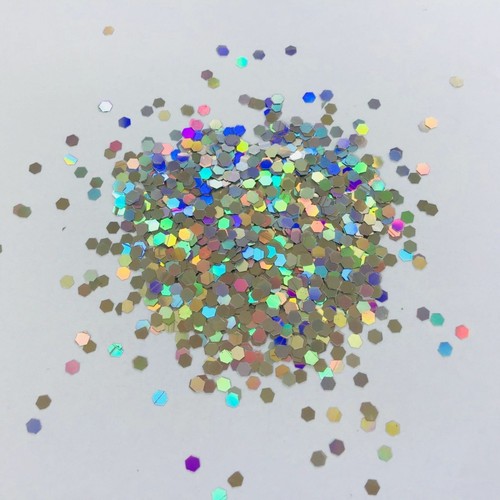 20g/50g/100g KLOBIG 2 mm HOLOGRAPHISCHES FESTIVAL GESICHT/KÖRPER GLITZER SILBER GOLD BLAU - Bild 2 von 4