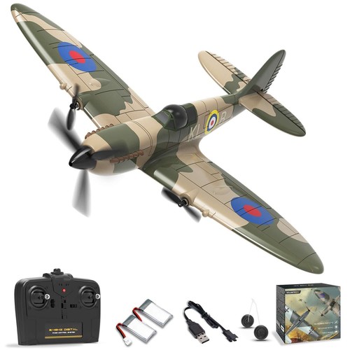 Volantex RC Spitfire 3CH RTF EPP Plane w/ Gyro 2.4Ghz, Perfect for Kids/Beginner - Picture 10 of 14