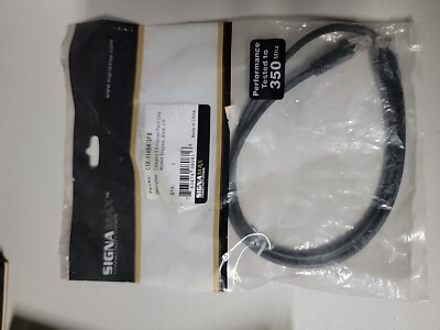 SIGNAMAX CAT 5 PATCH CORD W/SNAG PROOF BOOT 3FT  Part #:  C5E-114BK-3FB *NEW*