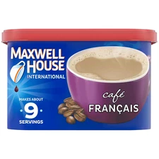 Maxwell House International Café Francais Café-Style Instant Coffee Beverage Mix
