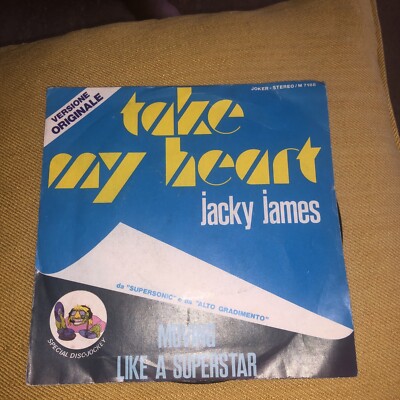 Jacky James: Take My Heart (Original Vers) (DEU 1975) 7'' 45 U/min