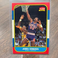 1986-87 Fleer Set Break James Edwards #29 *Suns* NR-MINT