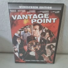 Vantage Point DVD Widescreen Edition Action Movie Columbia Pictures PG-13