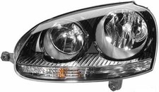 FARO FANALE PROIETTORE SX H7-H7 C/MOTOR EL PARAB NERA VOLKSWAGEN GOLF 5 GTI 08/0