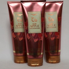 Bath  Body Works Ruby Apple  Rosewood Ultra Shea Body Cream Set of 3
