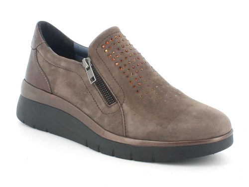 SCARPE SENZA LACCI DONNA MELLUSO INVERNO K55417 V CON ZIP VISONE | eBay
