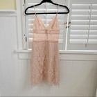 Victoria’s Secret Dream Angels Pale Pink Spaghetti Strap Circle Cutout Nightie