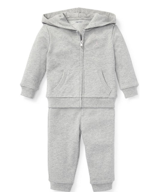baby polo jogging suit