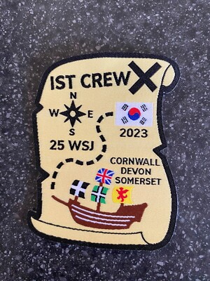 25th World Scout Jamboree 2023 UK IST Crew X Badge 