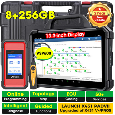 2026 LAUNCH X431 PAD VII 7 VSP600 Profi OBD2 Diagnosegerät ECU  Coding TPMS