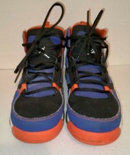 Nike Jordan Flight Club 91 GS 555472-415 Game Royal Black Basketball Shoe 7Y